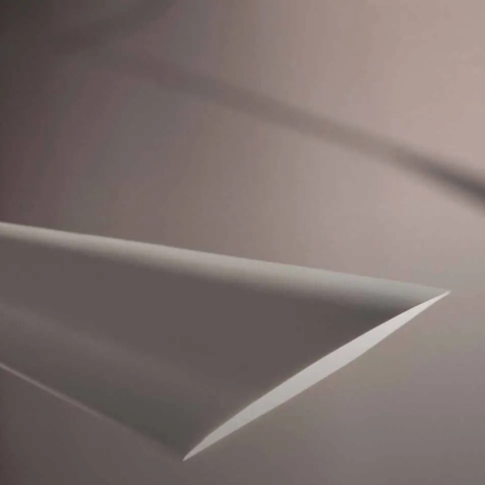 Lampadario in Acciaio Verniciato Bianco Fatto a Mano Made in Italy - Elica