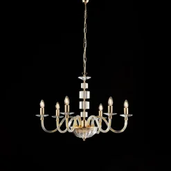 Lampadario in con Vetro e Strass Made in Italy - Innsbruck