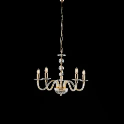 Lampadario in con Vetro e Strass Made in Italy - Madrid