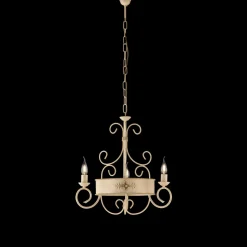 Lampadario in Ferro Laccato e Ruggine Made in Italy per Arredare L’interno - Texas
