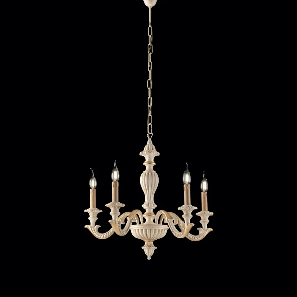 Lampadario in Legno di Diverse Misure Made in Italy - Milano