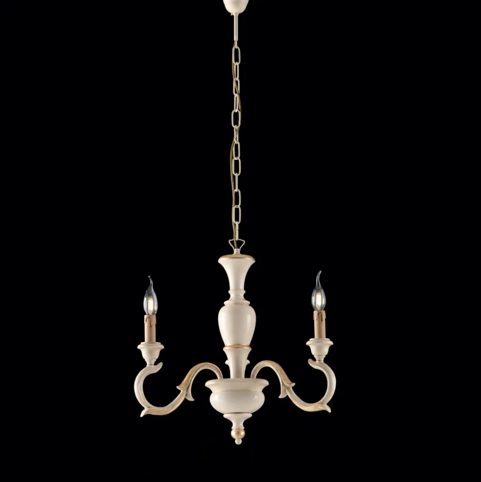 Lampadario in Legno Made in Italy in Diverse Finiture e Misure - Firenze