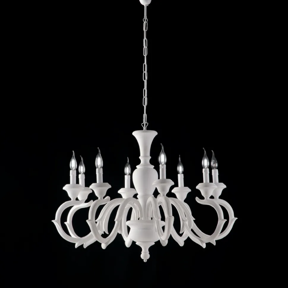 Lampadario in Legno Made in Italy in Diverse Finiture e Misure - Firenze