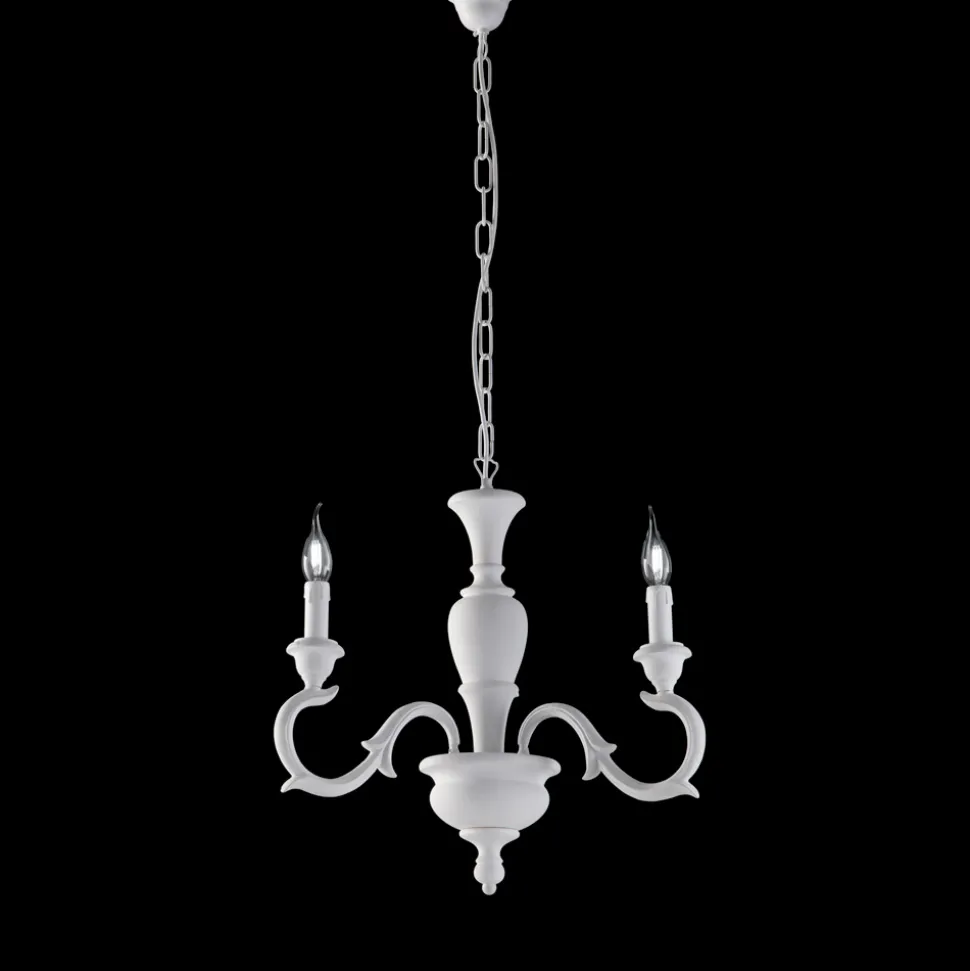 Lampadario in Legno Made in Italy in Diverse Finiture e Misure - Firenze