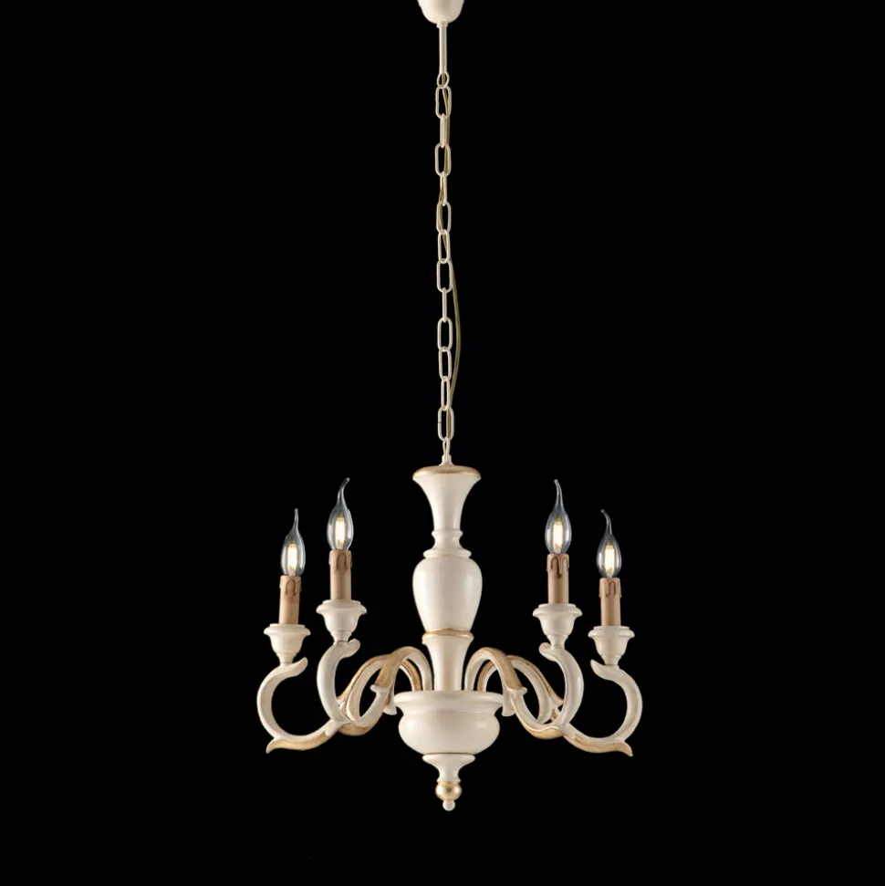 Lampadario in Legno Made in Italy in Diverse Finiture e Misure - Firenze