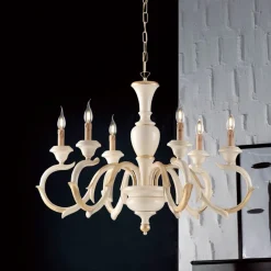 Lampadario in Legno Made in Italy in Diverse Finiture e Misure - Firenze