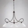 Lampadario in metallo e ceramica per valorizzare gli interni – Eclisse