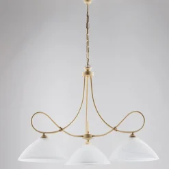 Lampadario in metallo e ceramica per valorizzare gli interni – Eclisse