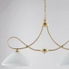 Lampadario in metallo e ceramica per interni eleganti – Eclisse