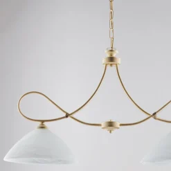 Lampadario in metallo e ceramica per interni eleganti – Eclisse