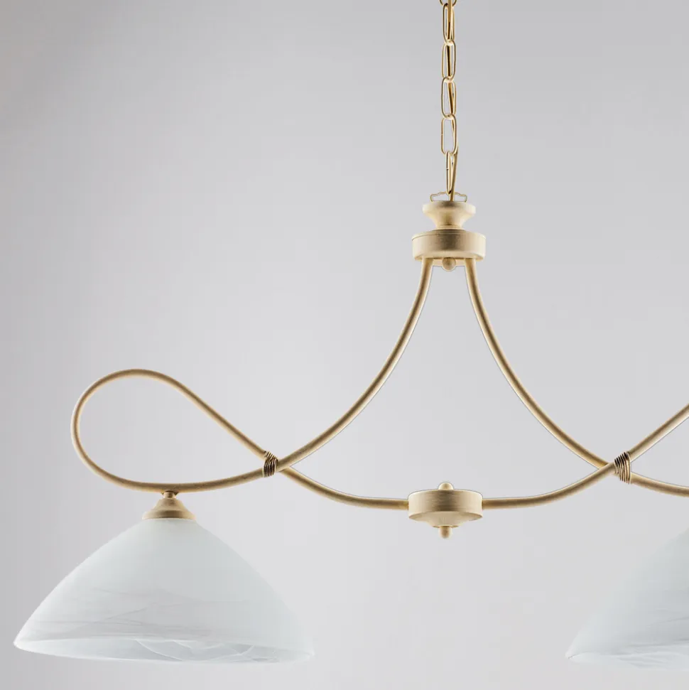 Lampadario in metallo e ceramica per interni eleganti – Eclisse