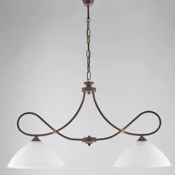 Lampadario in metallo e ceramica per interni eleganti – Eclisse
