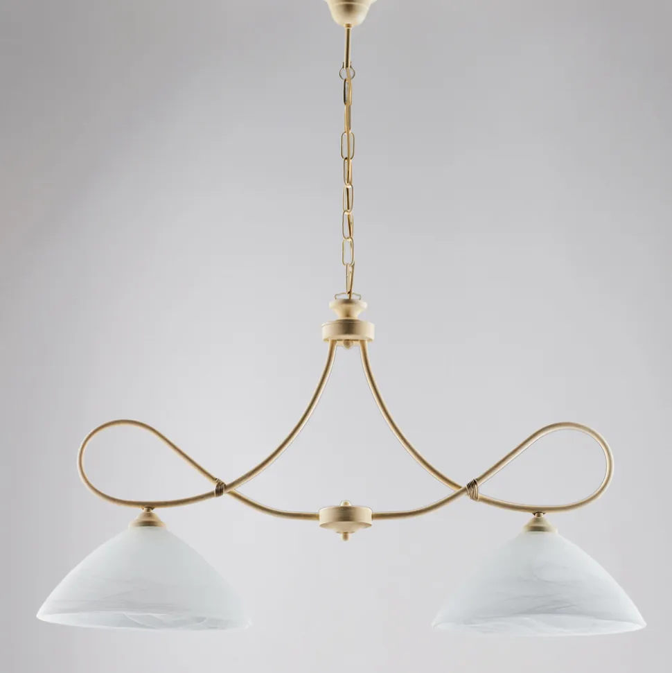 Lampadario in metallo e ceramica per interni eleganti – Eclisse