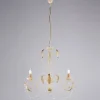 Lampadario in metallo e cristallo per un’illuminazione scenografica – Perla