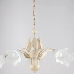 Lampadario in metallo e vetro per illuminare interni raffinati – Sirio
