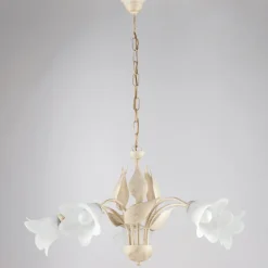 Lampadario in metallo e vetro per illuminare interni raffinati – Sirio
