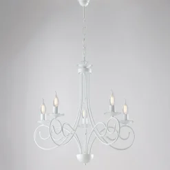 Lampadario in metallo e vetro per illuminare interni con stile elegante – Laguna
