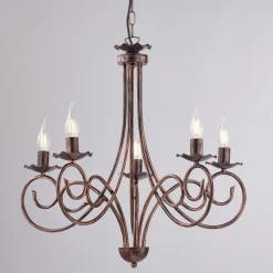 Lampadario in metallo e vetro per illuminare interni con stile elegante – Laguna
