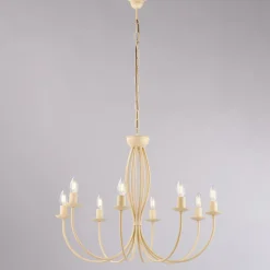 Lampadario in metallo per illuminare ambienti raffinati – Roccia