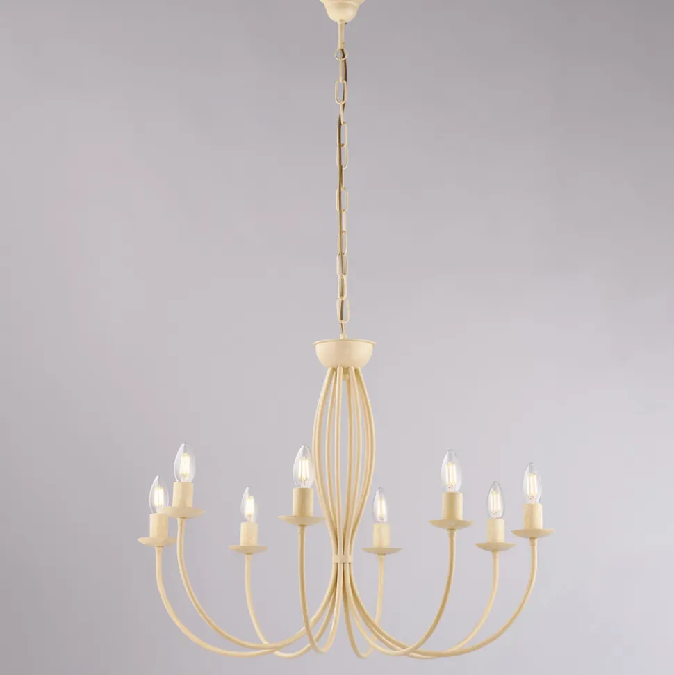 Lampadario in metallo per illuminare ambienti raffinati – Roccia