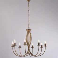 Lampadario in metallo per illuminare ambienti raffinati – Roccia