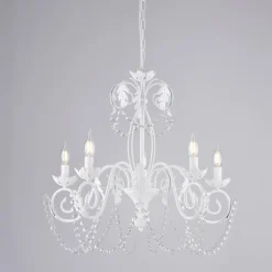 Lampadario in metallo per interni luminosi e accoglienti – Perla