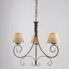 Lampadario in pvc e metallo a 3 luci per ambienti raffinati – Draco
