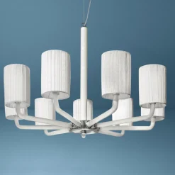 Lampadario in Vetro di Venezia e Metallo Fatto a Mano in Italia - Graham