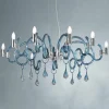 Lampadario in Vetro Veneziano Fatto a Mano a 9 Luci Made in Italy - Bernadette