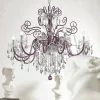 Lampadario 12 Luci in Vetro Veneziano Ametista Made in Italy - Fiorentino