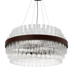 Lampadario Moderno di Lusso in Vetro Soffiato Artigianale Italiano - Maesta