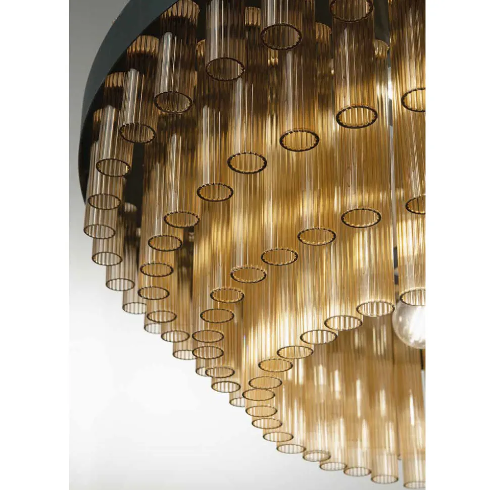 Lampadario Moderno di Lusso in Vetro Soffiato Artigianale Italiano - Maesta