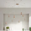 Lampadario Moderno in Alluminio Verniciato a Polvere e Cavo Regolabile - Buxus