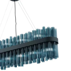 Lampadario Moderno in Vetro Soffiato di Lusso Artigianale Italiano - Maesta