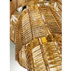Lampadario Moderno 12 Luci in Vetro Artigianale Lusso Italiano - Valadier