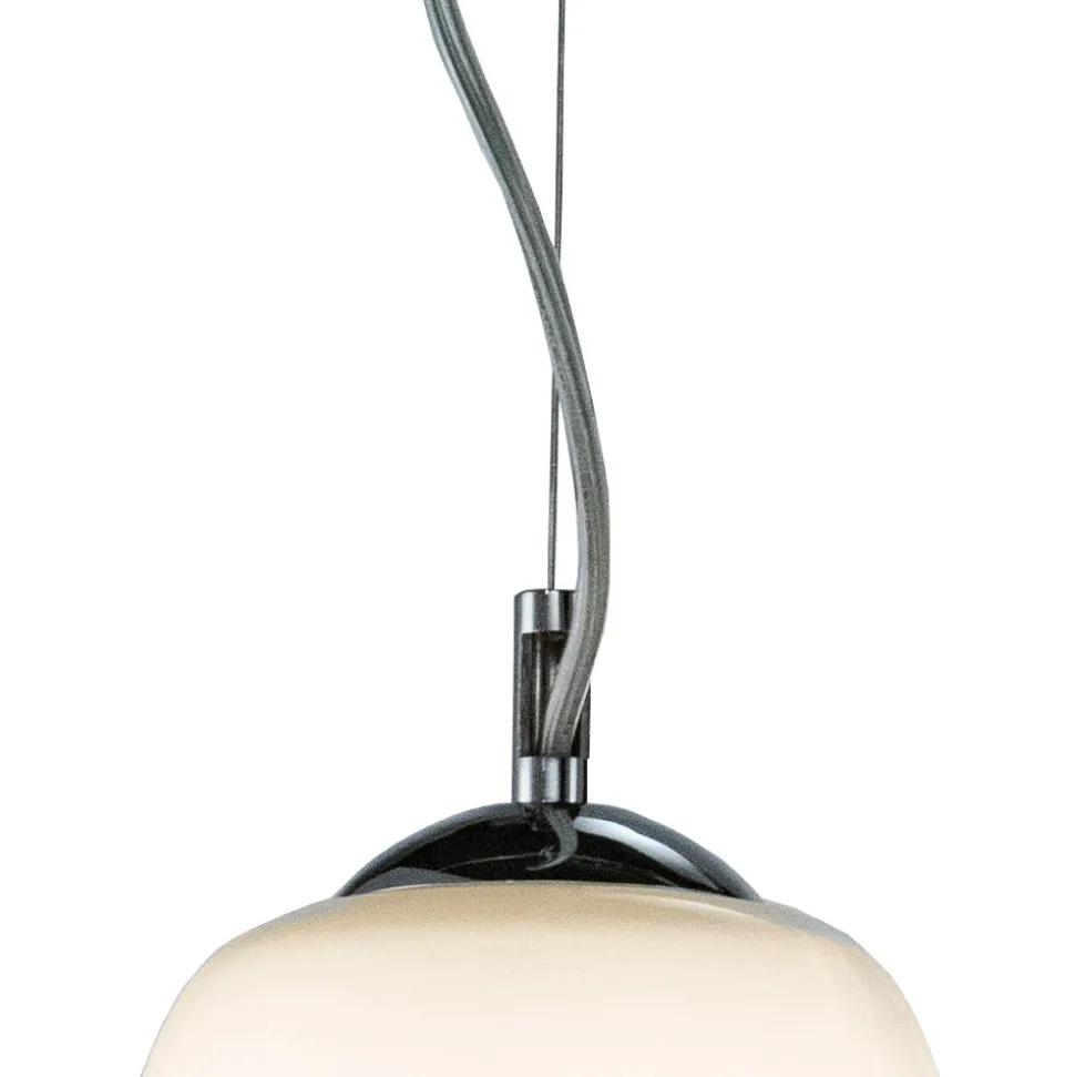 Lampadario Quattro Lumi su Barra Lineare in Vetro Soffiato Made in Italy - Soffio