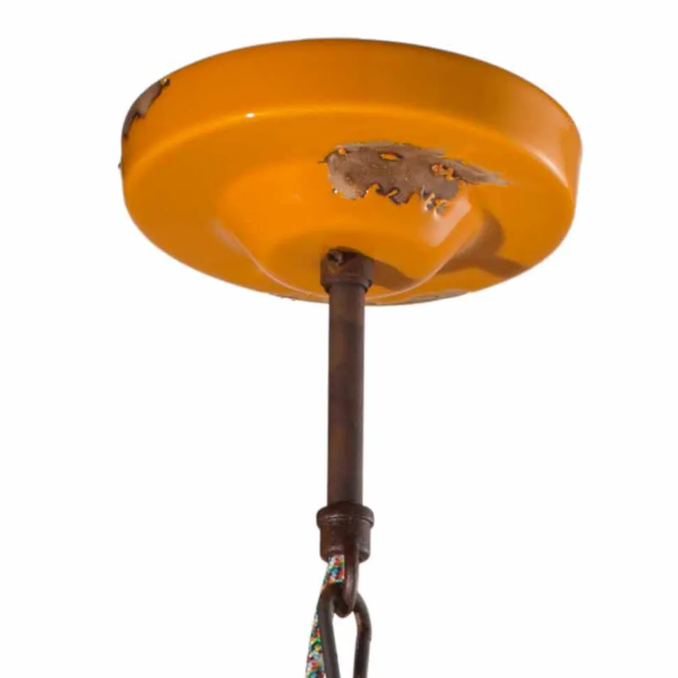 Lampadario stile industriale vintage a campana Jillian Ferroluce