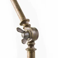 Lampadario stile industriale in ferro e ottone Reporter Il Fanale