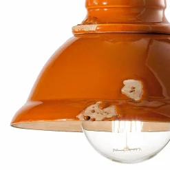 Lampadario vintage di design in ceramica artigianale Cameron Ferroluce