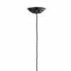 Lampadario vintage industriale in ceramica lucida Gloria Ferroluce