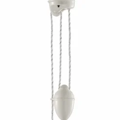 Lampada saliscendi in ceramica artigianale Melissa Ferroluce
