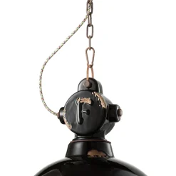 Lampada Sospensione Ceramica e Ferro Artigianale e Industriale - Industrial