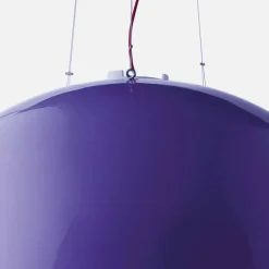 Lampada sospensione colorata Slide Cupole polietilene fatta in Italia