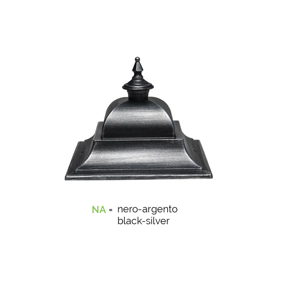 Lampada Sospensione da Esterno in Alluminio e Vetro Made in Italy - Bonaria