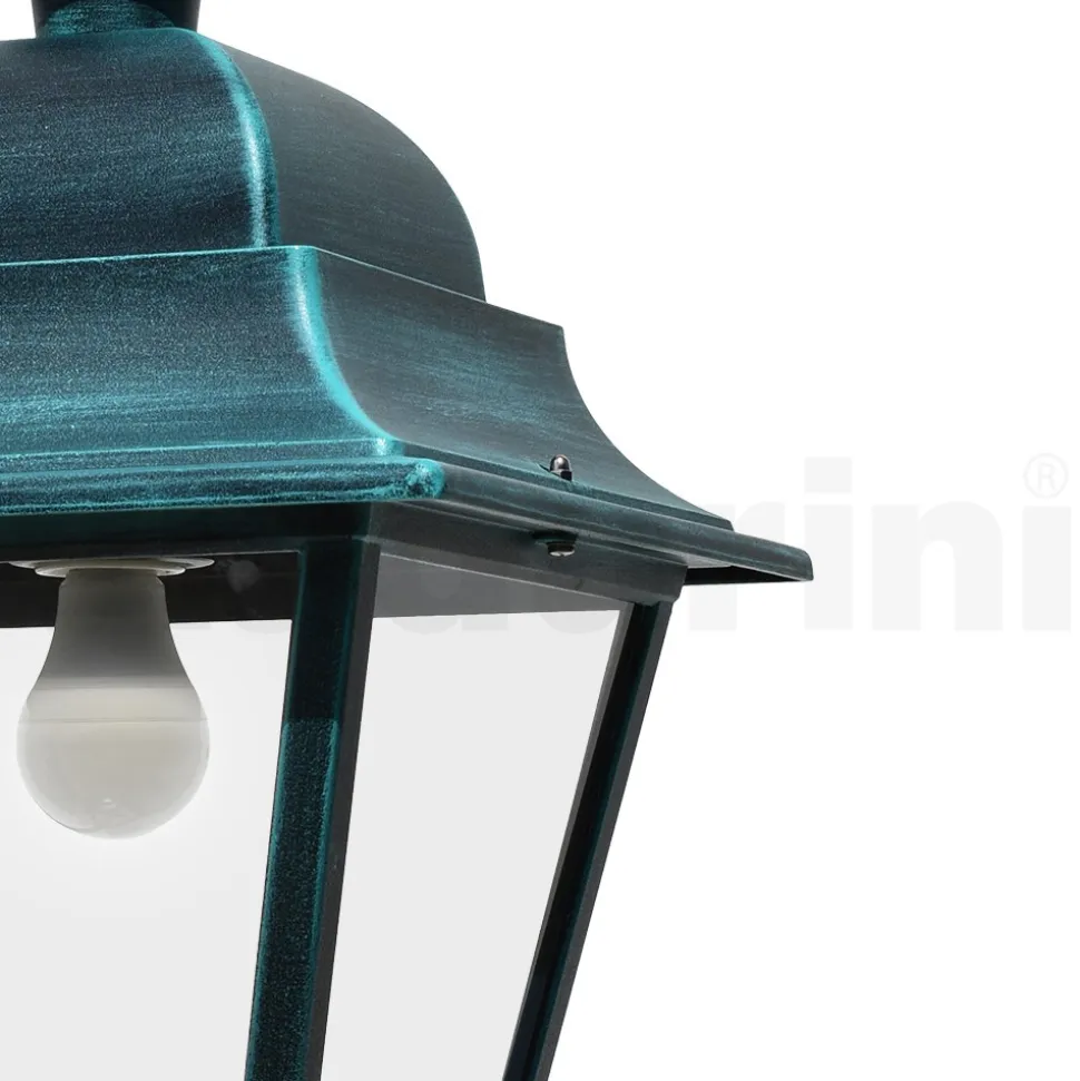 Lampada Sospensione da Esterno in Alluminio e Vetro Made in Italy - Bonaria