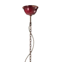 Lampada Sospensione Industriale Fatta a Mano Ferro e Ceramica - Industrial