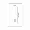 Lampada Sospesa a 1, 3 o 6 Luci in Ottone Design Moderno - Typha by Il Fanale