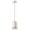 Lampada Sospesa Artigianale in Legno e Ceramica Stile Nordico - Nateca