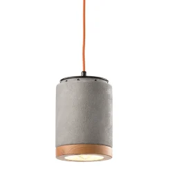 Lampada Sospesa Artigianale in Legno e Ceramica Stile Nordico - Nateca
