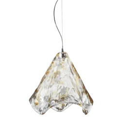 Lampada Sospesa Artigianale in Vetro di Venezia Soffiato 35 46 cm - Mary